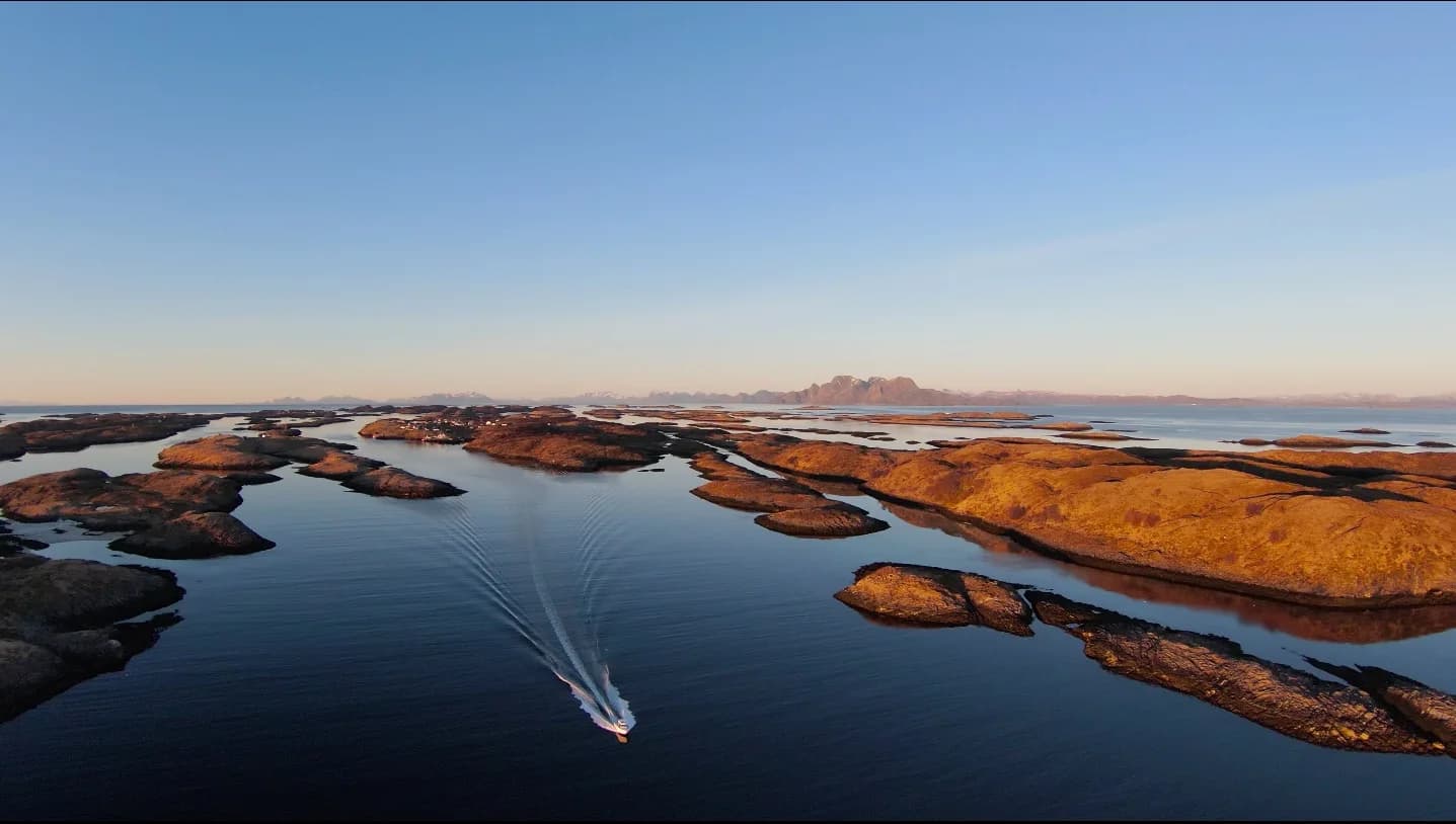 Aerial view of Helligvær